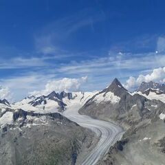 Verortung via Georeferenzierung der Kamera: Aufgenommen in der Nähe von Goms, Schweiz in 3800 Meter